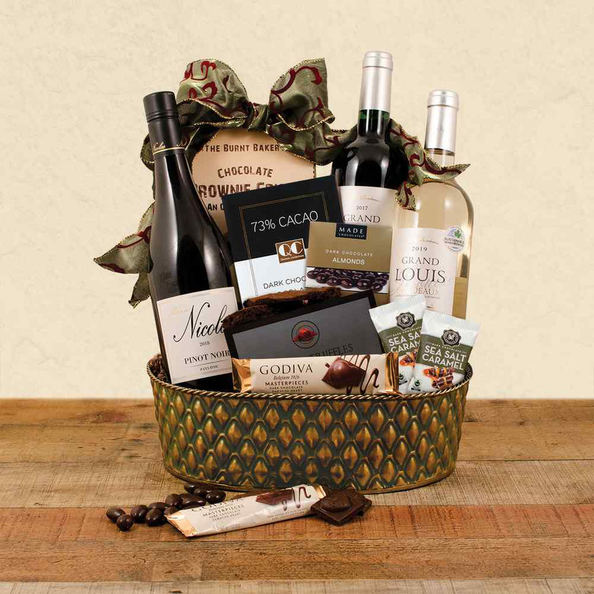 French Trio Wine Gift Basket